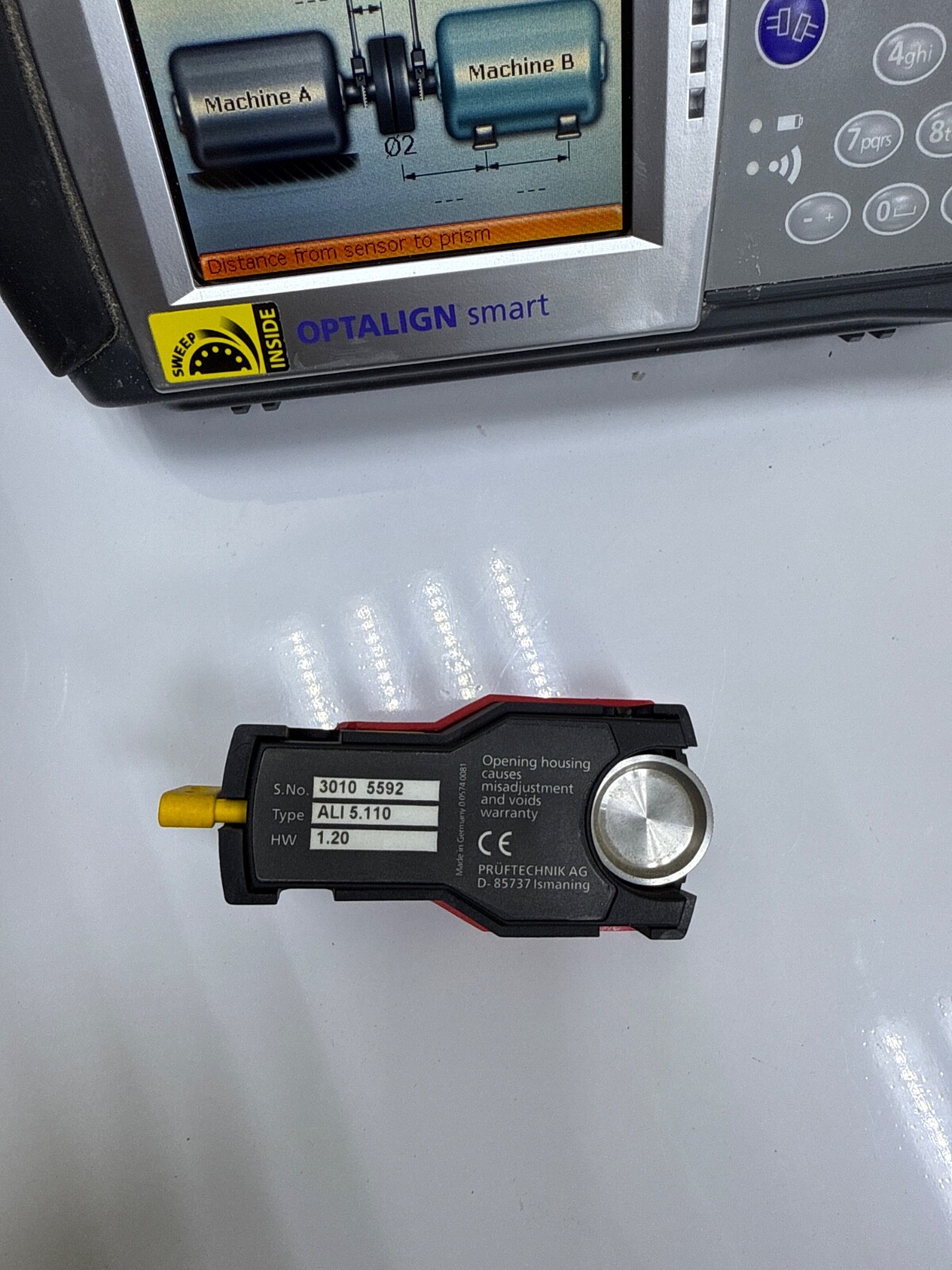 Pruftechnik Optalign Smart Laser Shaft Alignment Tool ALI 12.200