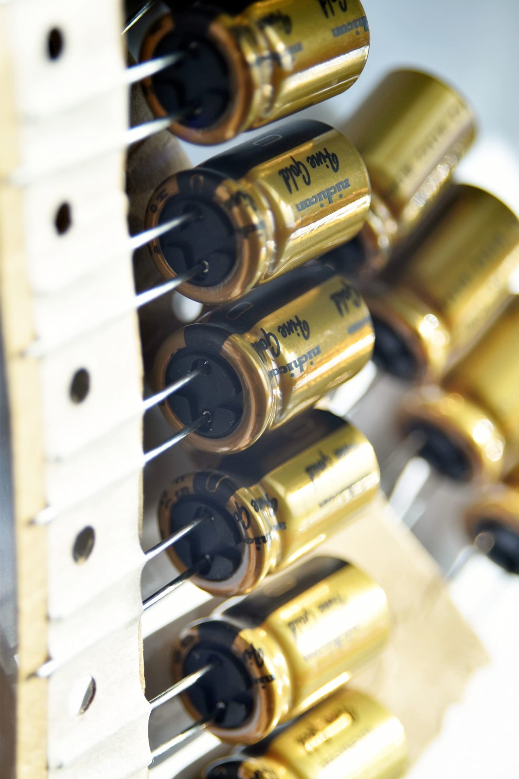 6 pcs Nichicon FG Capacitors 100V 2.2uf Audio Grade