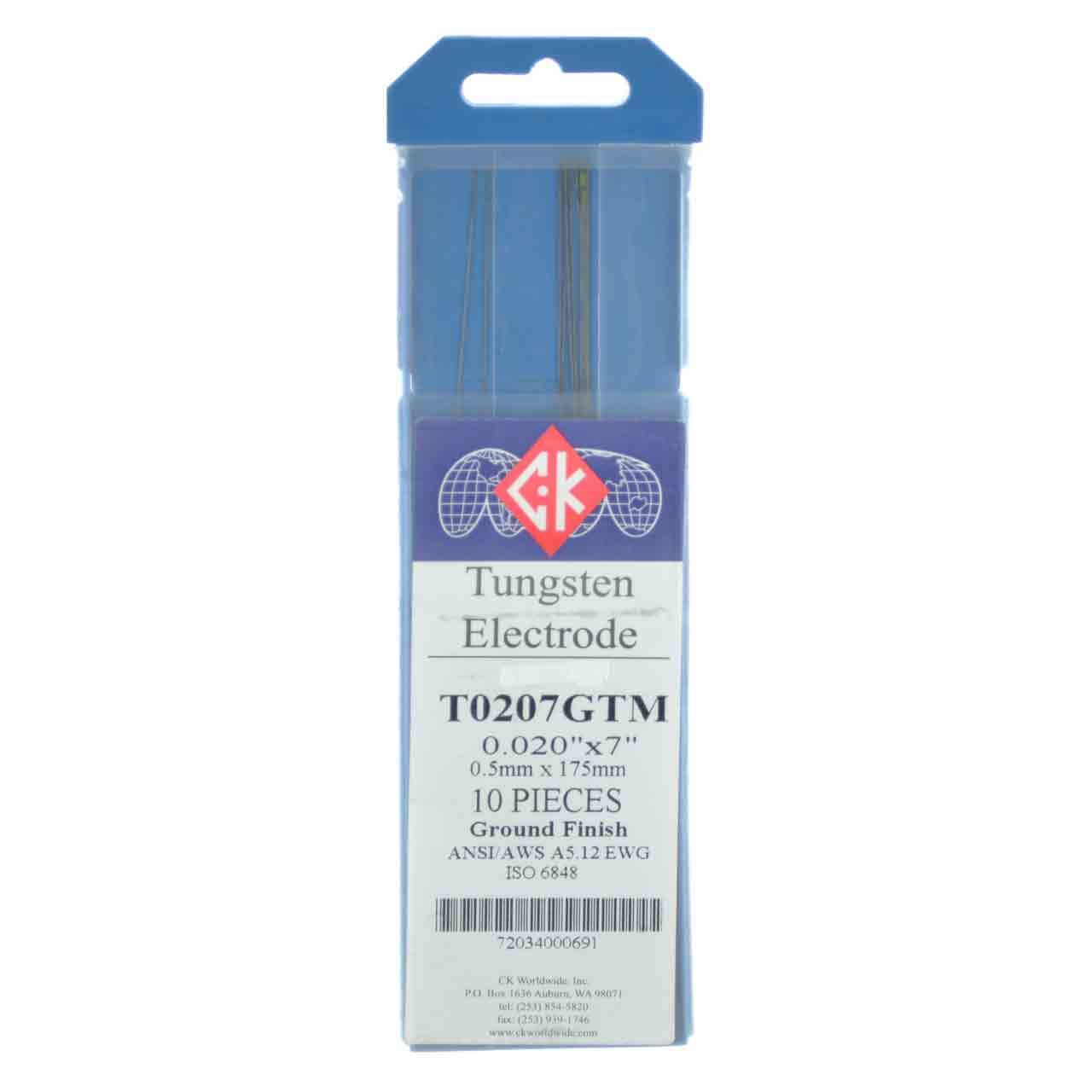 CK T0207GTM LaYZr Tungsten Electrode .020″ x 7″ 10 pack