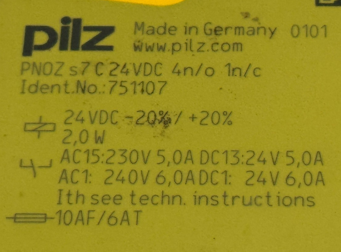 USED Pilz 751107 Expansion Module