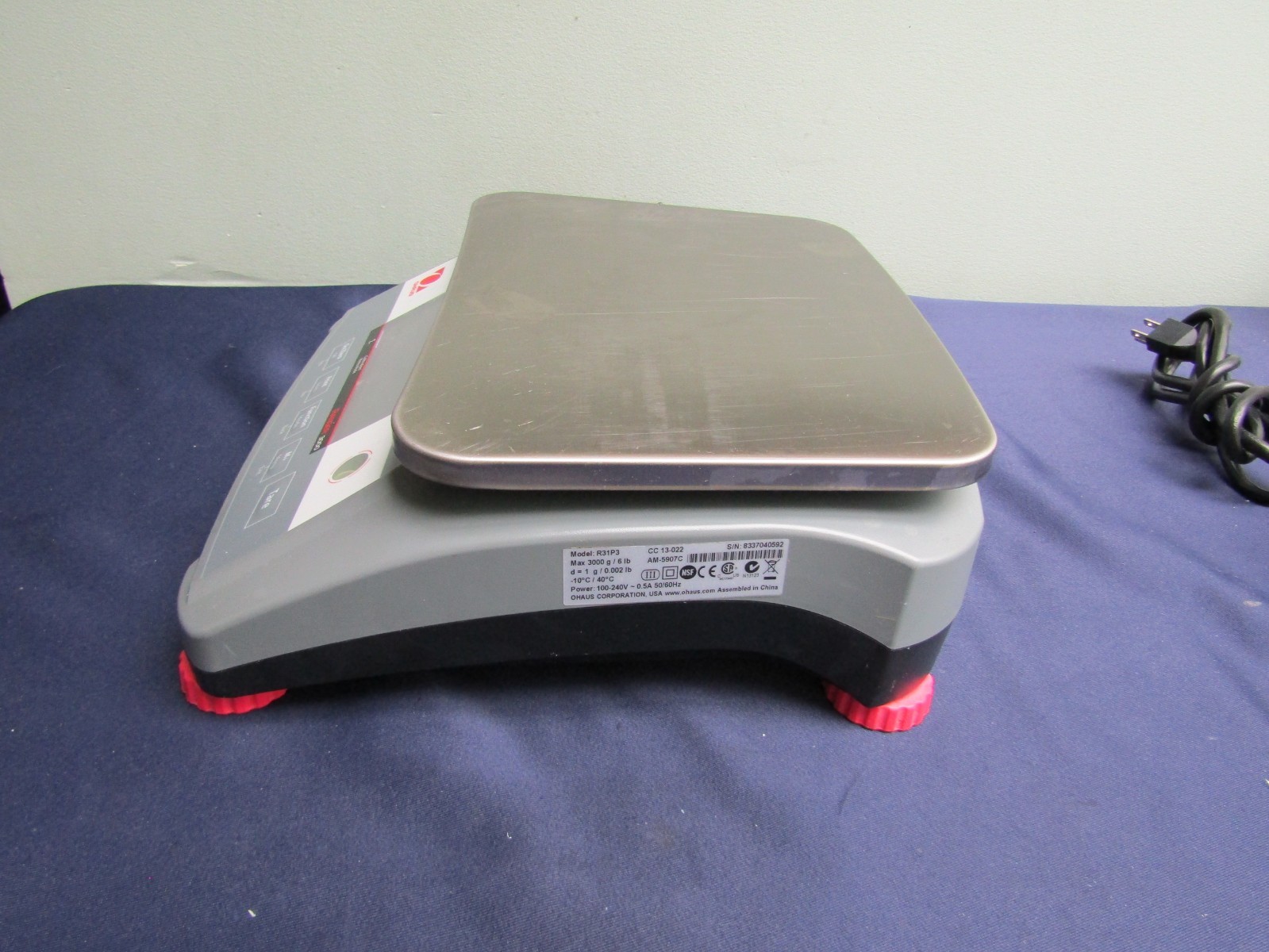 Ohaus Ranger 3000 R31P3 Compact Bench Scale max 1500g/3lb GUARANTEED