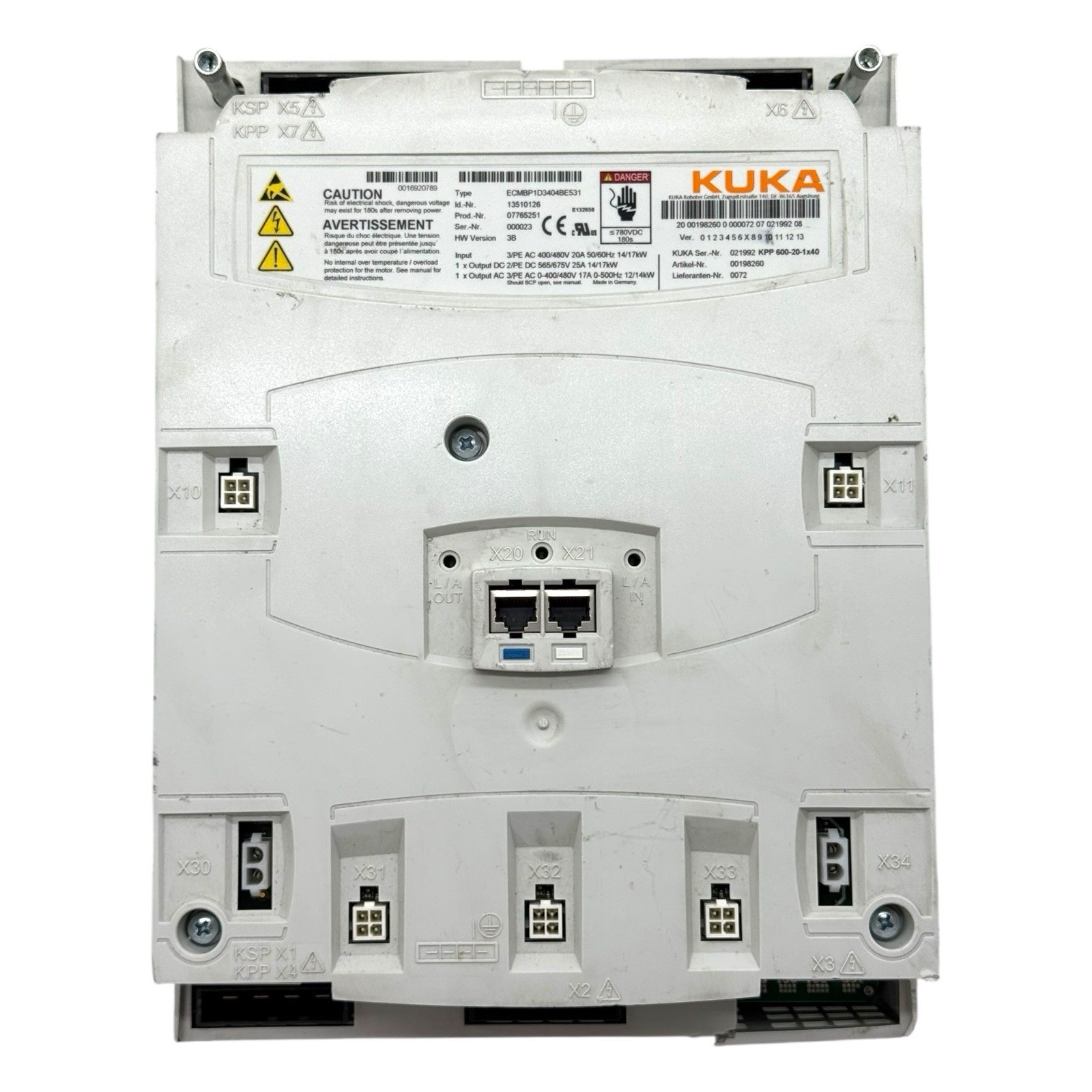 KUKA KPP 600-20-1×40 | 00198260 | ECMBP1D3404BE531