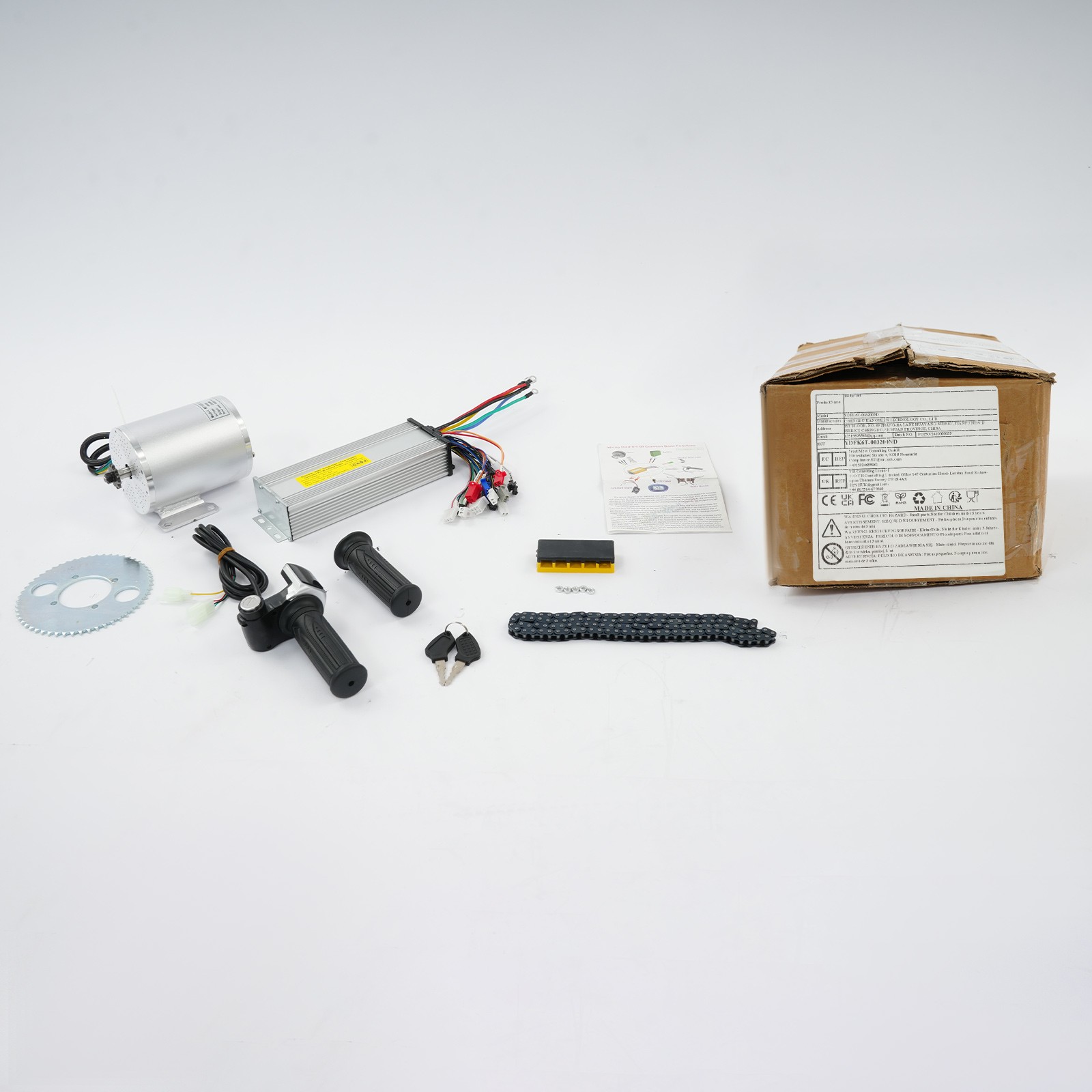 Electric Brush-less DC Motor Kits Electrical Bike Conversion Sets for Scooters