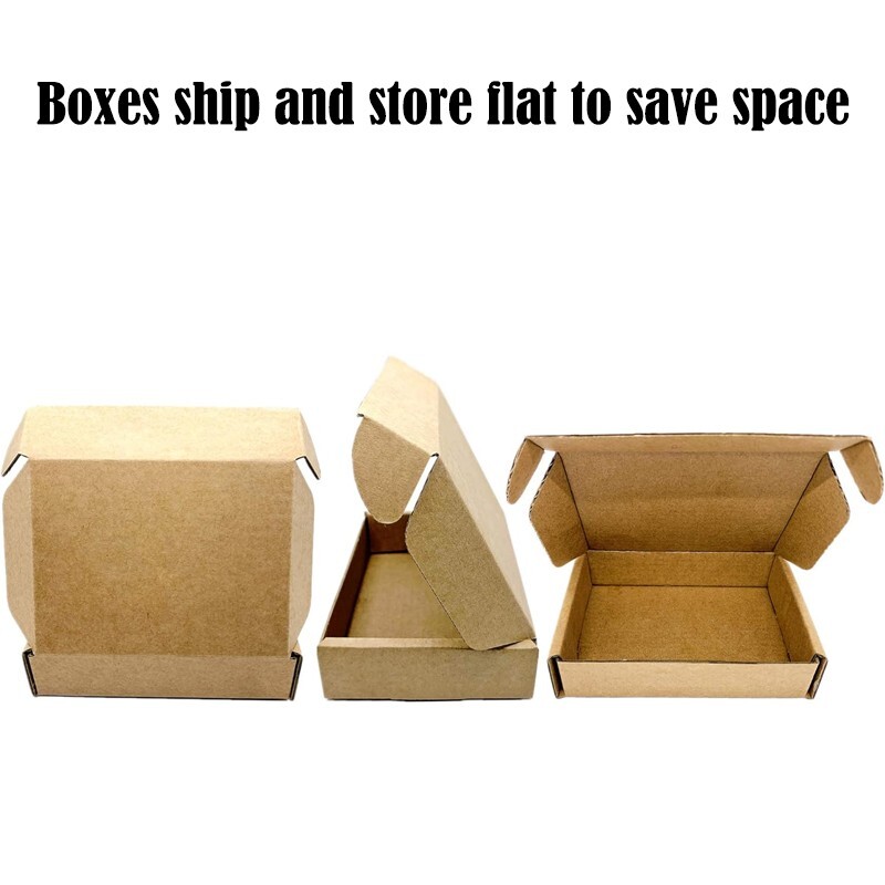 6x4x2 inch corrugated box – brown/white optional – Multifunctional packing case