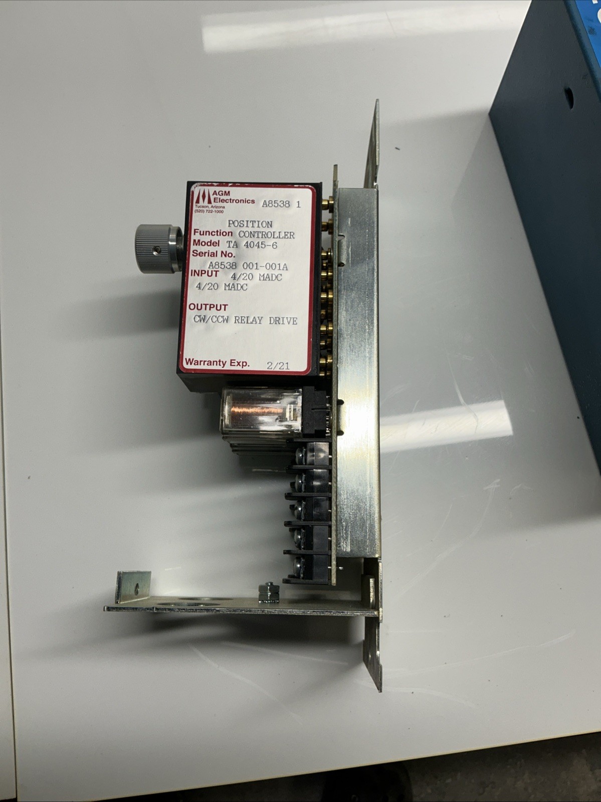 AGM Electronics TA 4045-6 Position Controller w/ TA4552-1 Power Supply AB-254
