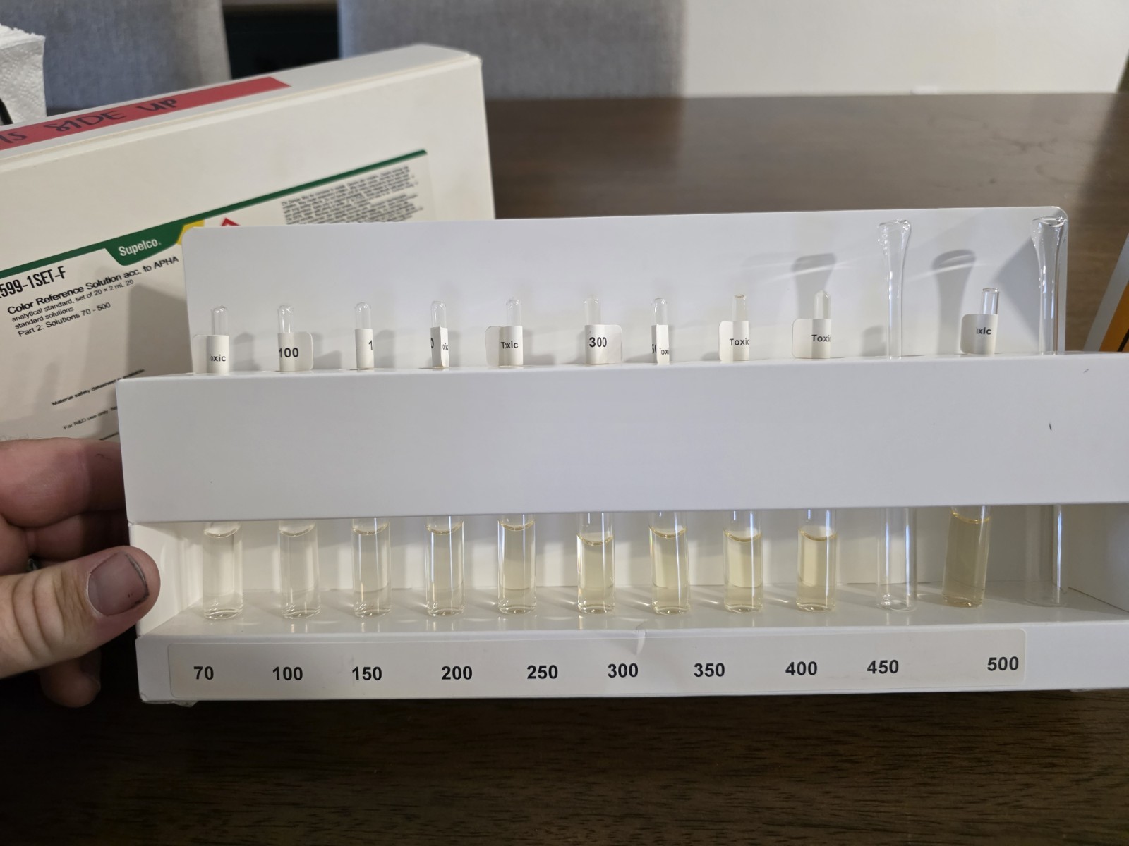 Supelco 72599-1SET-F Color Reference Solution Acc. To APHA PART 1/2 EXP 30/6/26