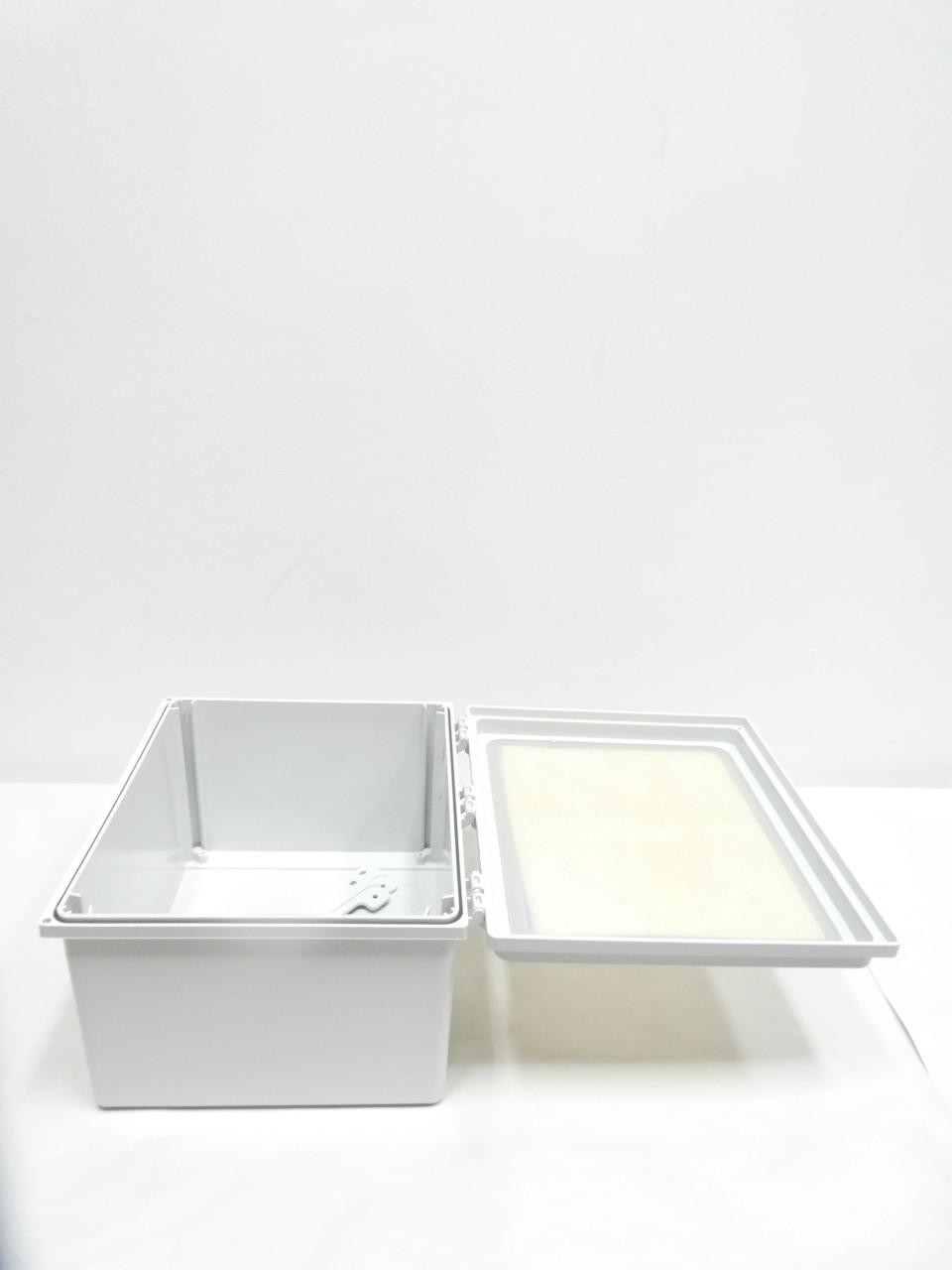 Hoffman A14128PHCW Polypro Polyester Enclosure 14x12x8in
