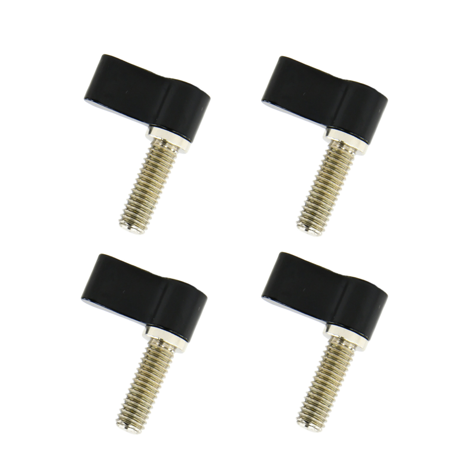 Adjustable 4pcs Thumb Lever Screw, M4*17mm & M6*17mm Sizes (Red or Black)