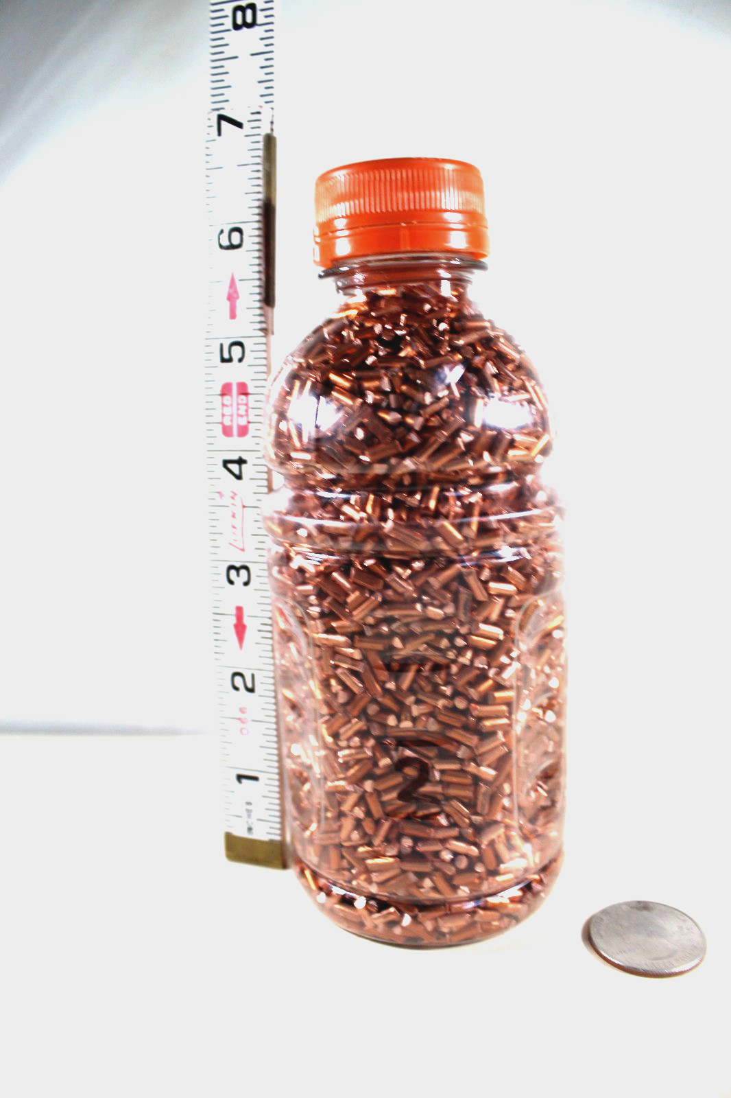 4 lbs Chopped Copper, 99.9% Pure – #10 and #12 Wire, 1/8″ to 1/4″ Lengths