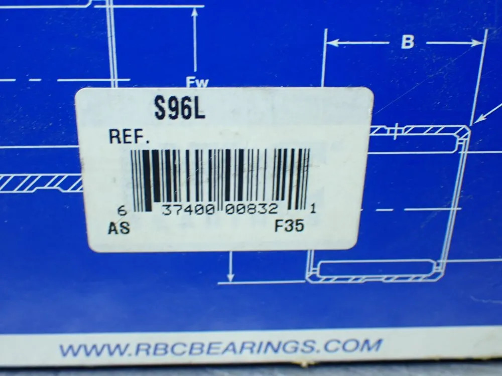 RBC BEARINGS 2 SLOTTED HEAD FLAT CAM FOLLOWERS S96L
