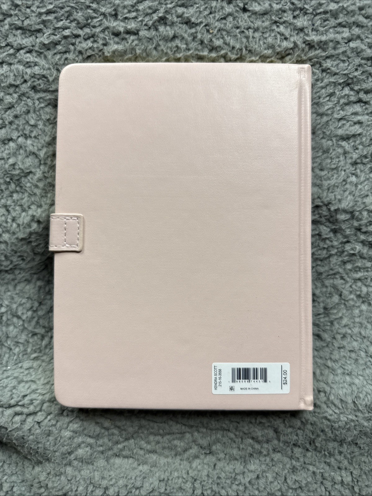 Kendra Scott Journal – Pink: Faux Leather Hard Cover, 6×8 Inches, 100 Lined Page