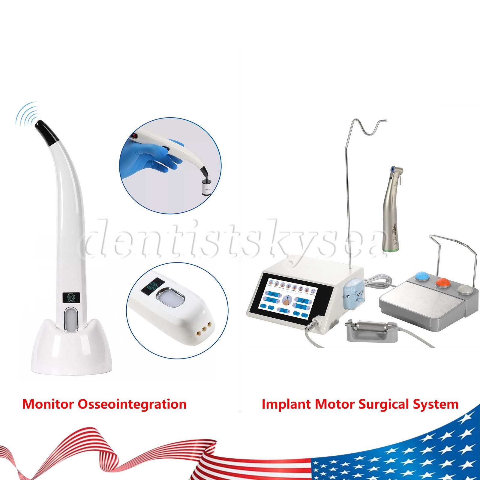Dental LED Implant Motor System/Implant Stability Monitor Test AC100-240V