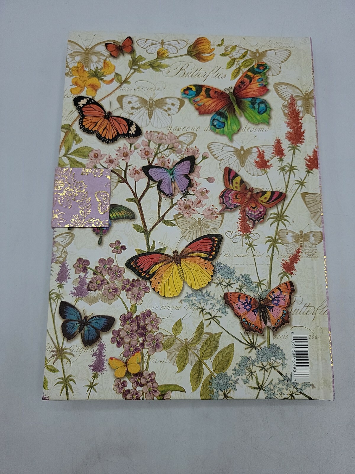 Punch Studio Butterflies Paradise Purple Flower Brooch Closure 15583