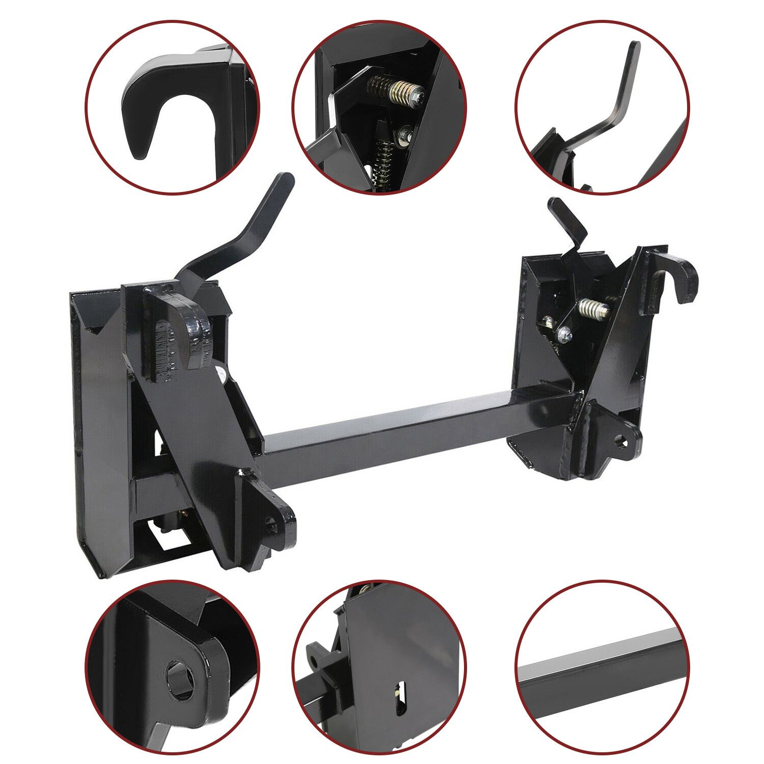 Quick Tach Adapter Conversion Fits Global John Deere To Skid Steer Adapter