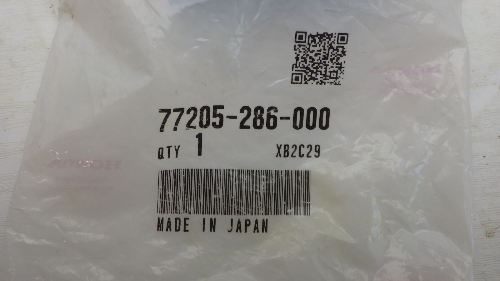 New Genuine Honda 77205-286-000 Seat Setting Rubber B