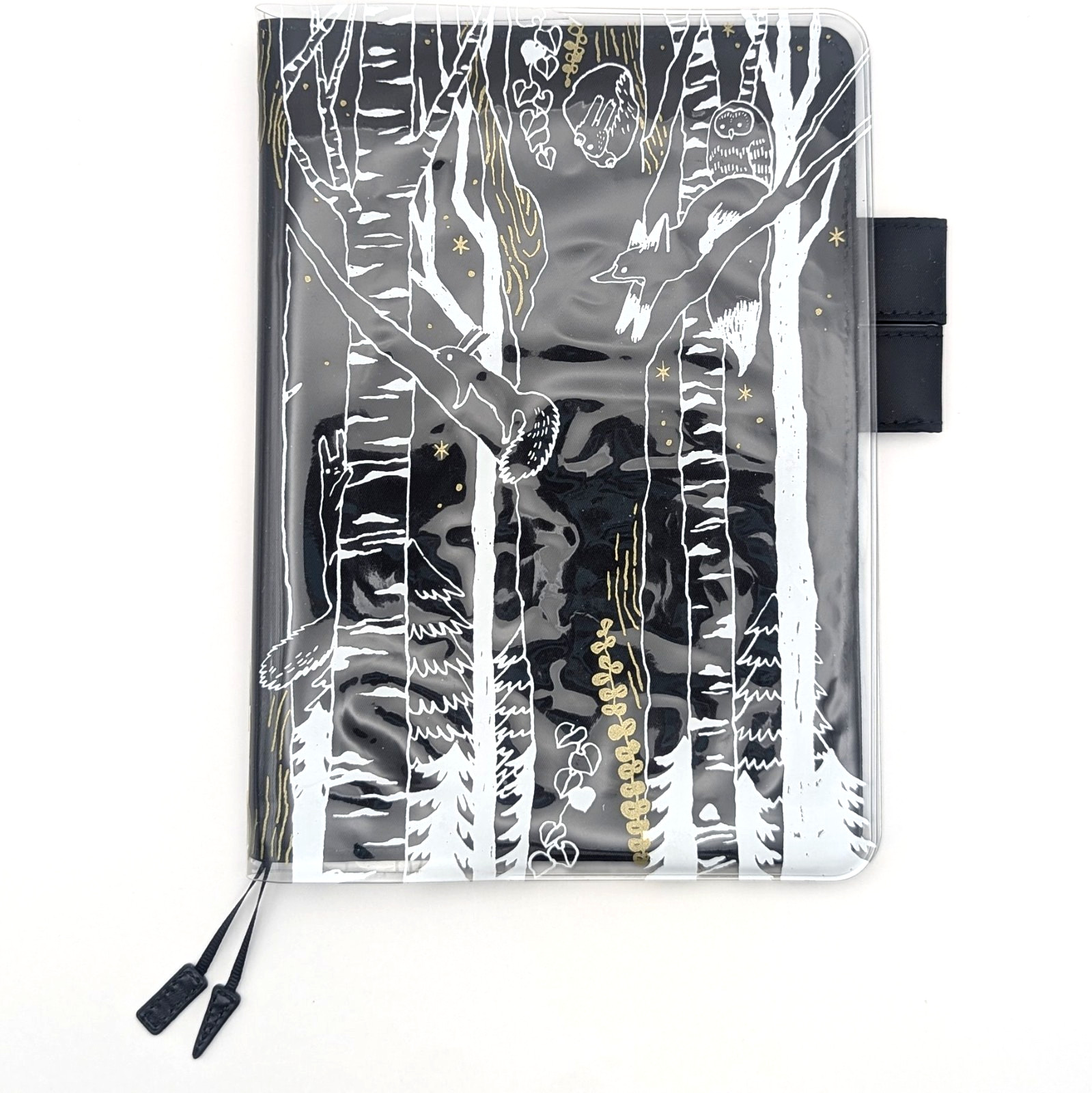 Hobonichi Cover Colors Black x Clear Blue A5 w/Cover on Cover Hide and Seek Rare
