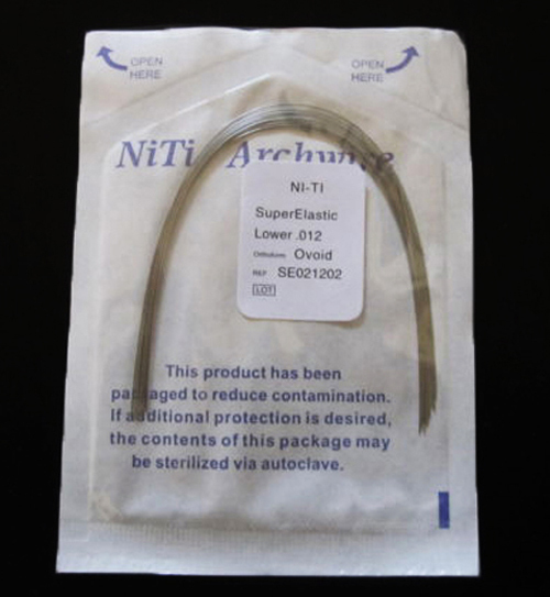 20 pcs Dental Super -Elastic NiTi Round Arch Wires 0.012″ Upper and 0.012″ Lower