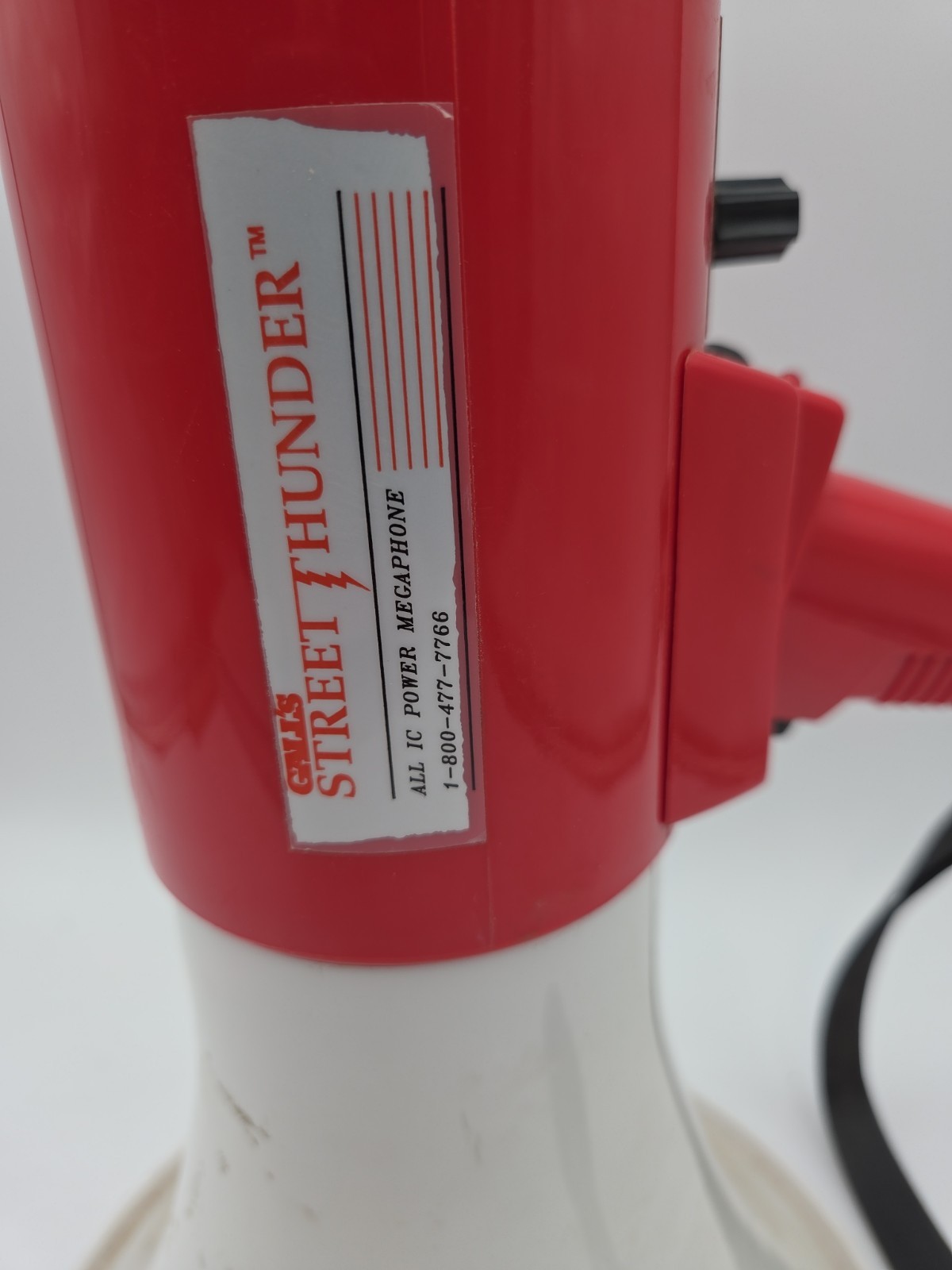 Galls Street Thunder Megaphone Bull Horn 15” W/ 9” Cone – Parts or Repair