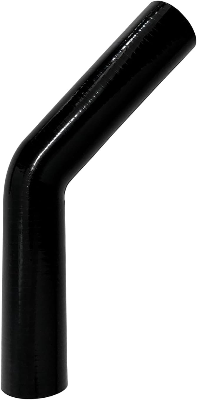 ID 1.25 Inch 45 Degree Elbow Silicone Coupler Hose, 6″ Leg Length (152Mm) Univer