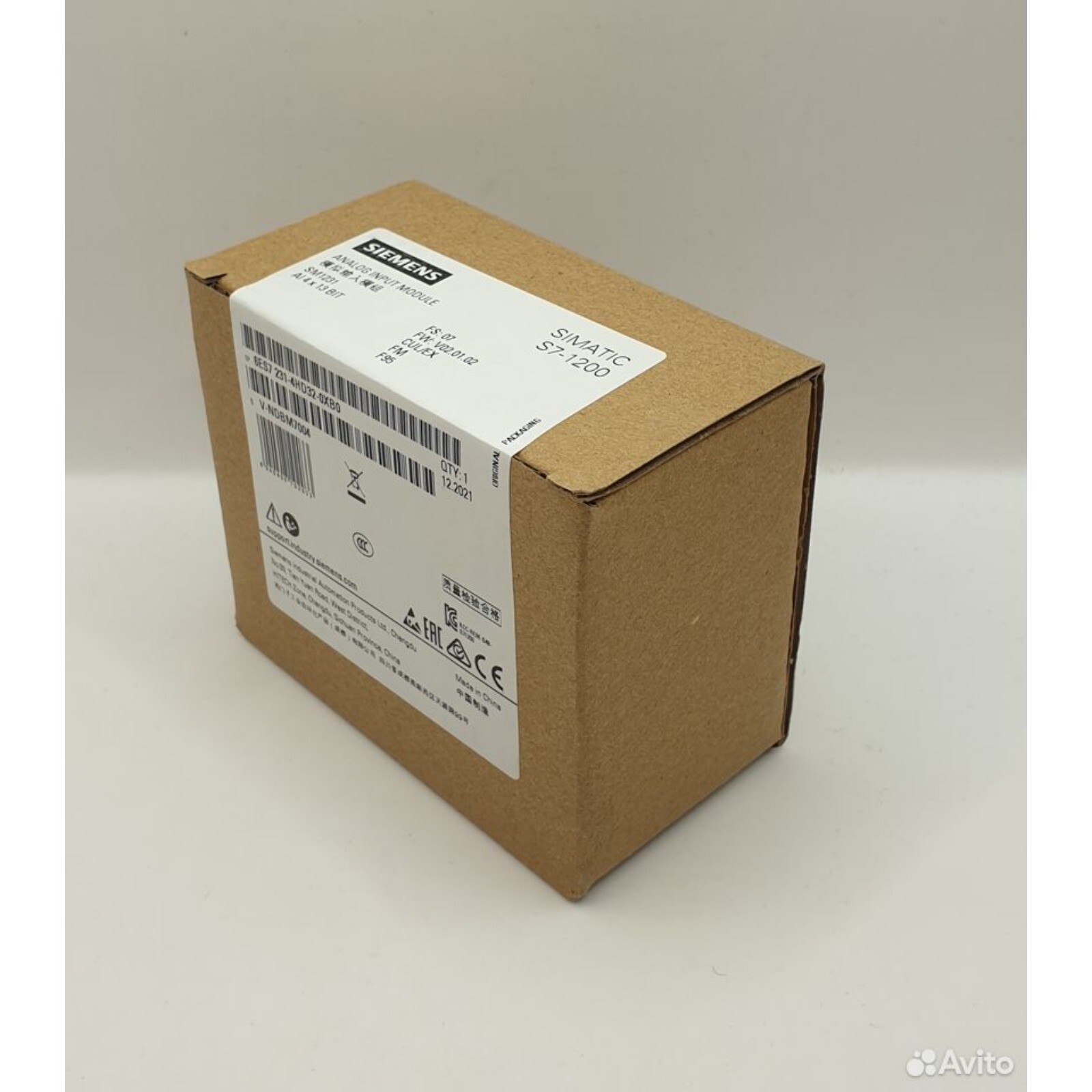 NEW Siemens 6ES7231-4HD32-0XB0 6ES7 231-4HD32-0XB0 S7-1200 Analog input SM 1231