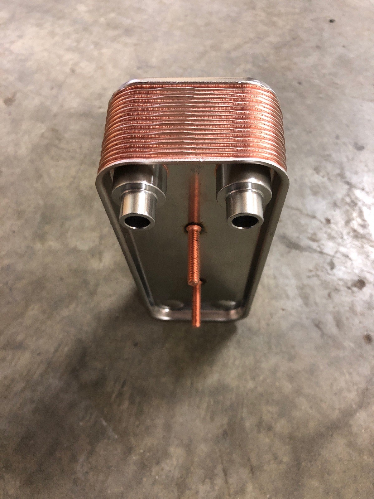 NEW, ALPHA LAVAL, AC10-16, BRAZED PLATE HEAT EXCHANGER, -58 – 347F, R410A. (41C)