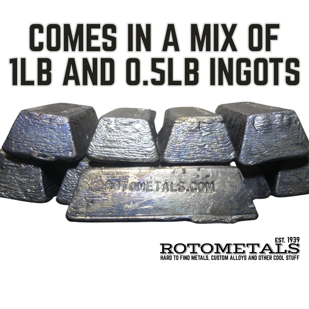 Pure Soft Lead Ingots | 5 Pounds