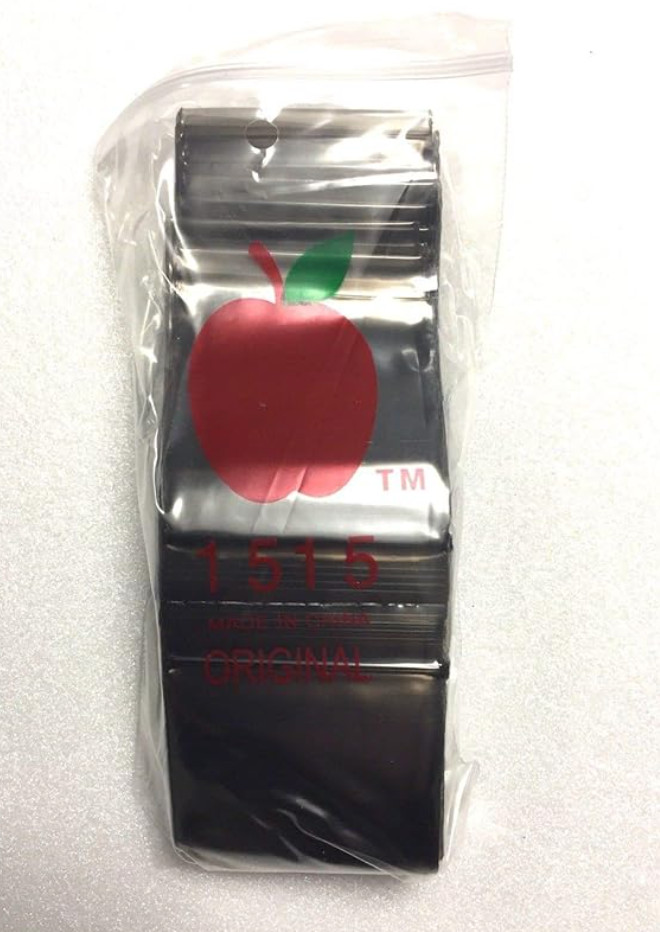 BLACK 1000pc APPLE BRAND BAGGIES! 1.5″ x 1.5″ 2.5MIL PREMIUM QUALITY & THICKNESS