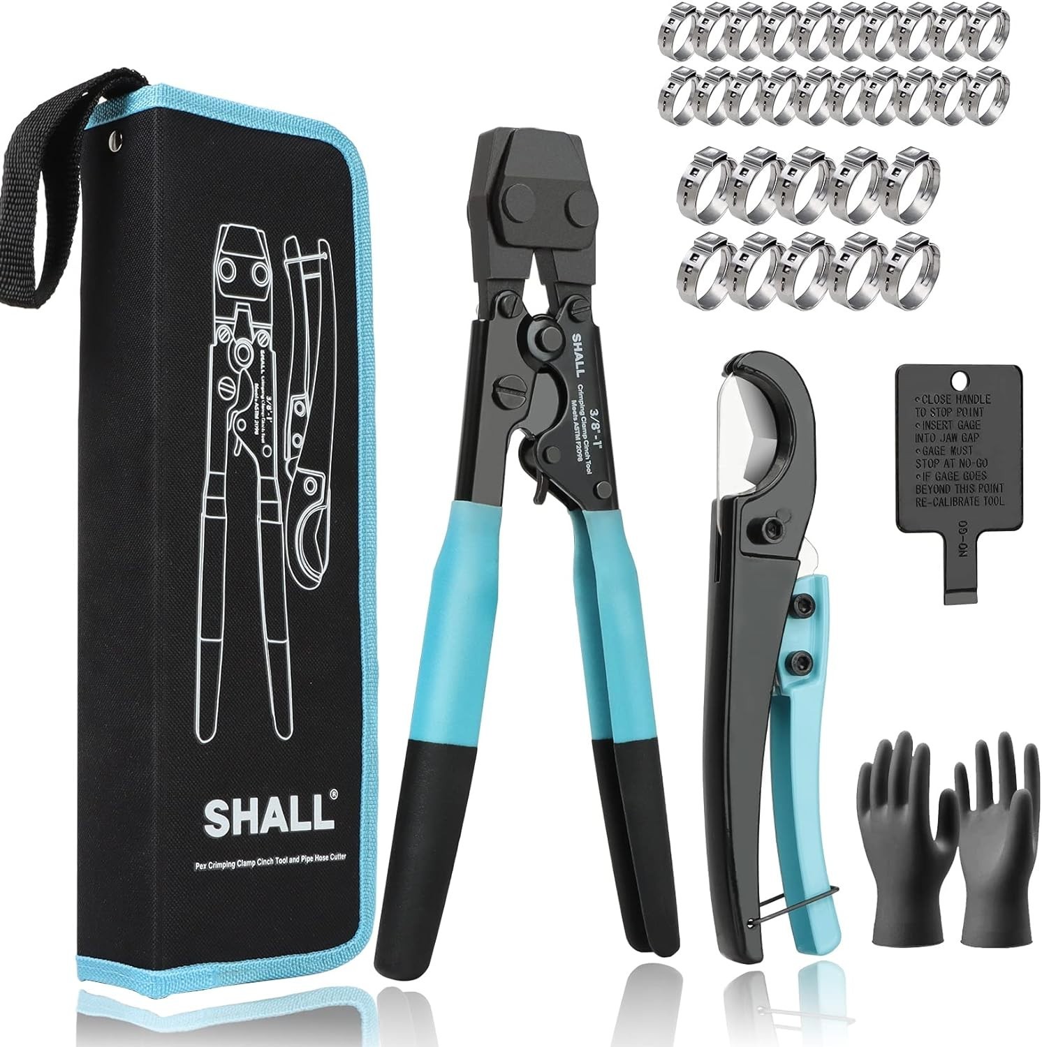 Pex Crimping Clamp Cinch Tool Kit