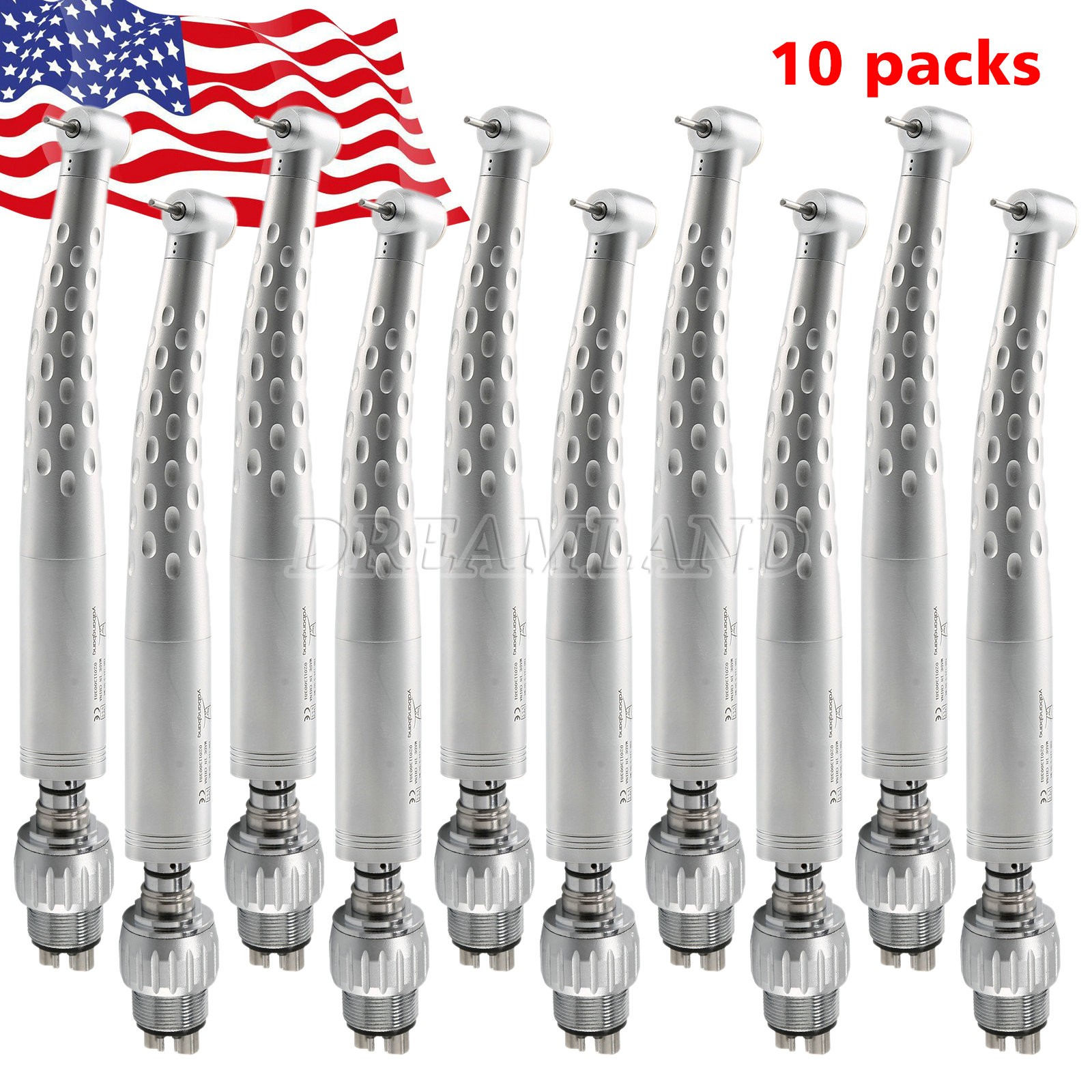 KAVO Style Dental High Speed Handpiece + 4 Hole Quick Coupler 360° Swivel