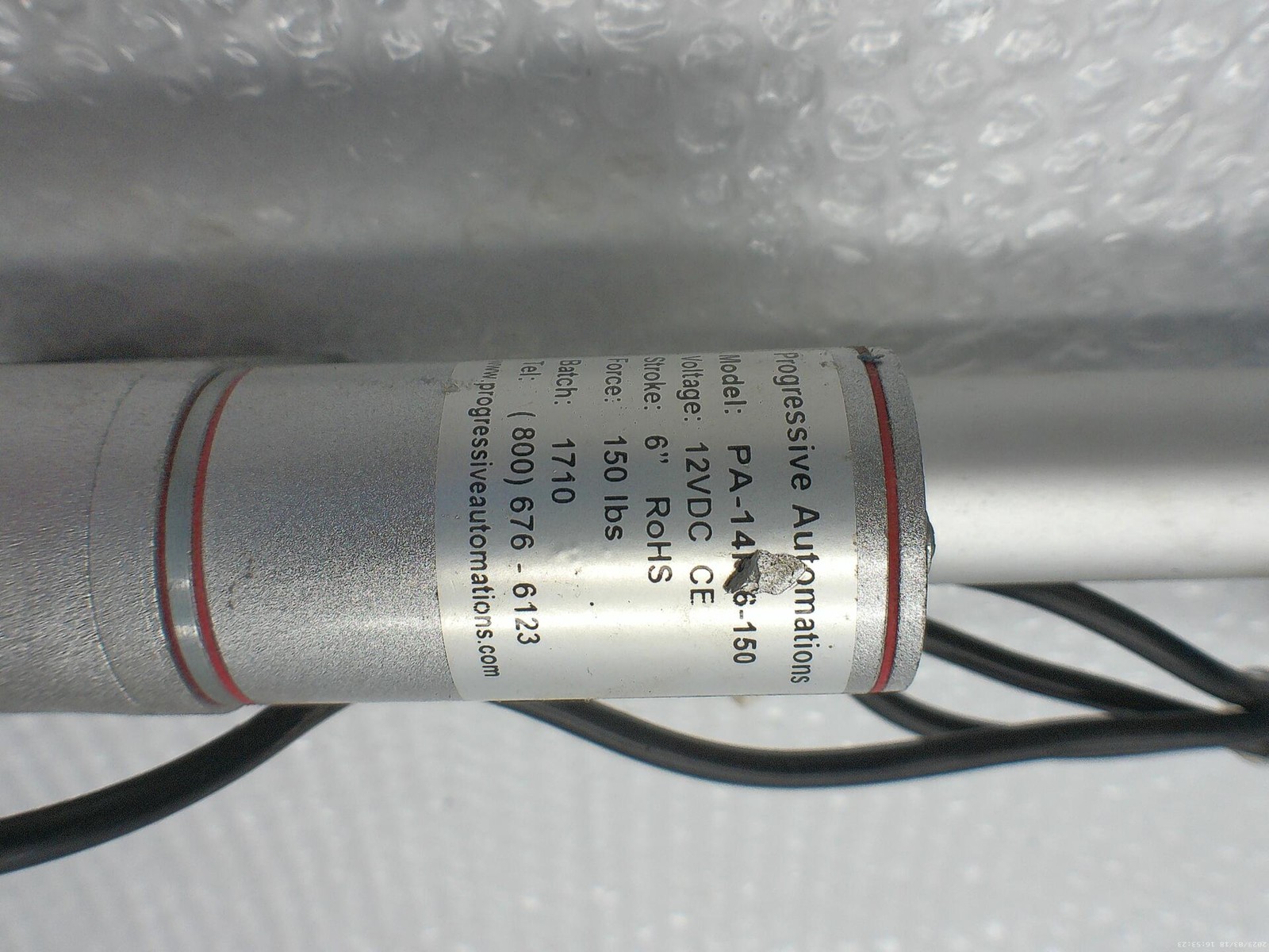 PROGRESSIVE AUTOMATIONS PA-14-6-150 LINEAR ACTUATOR UNMP