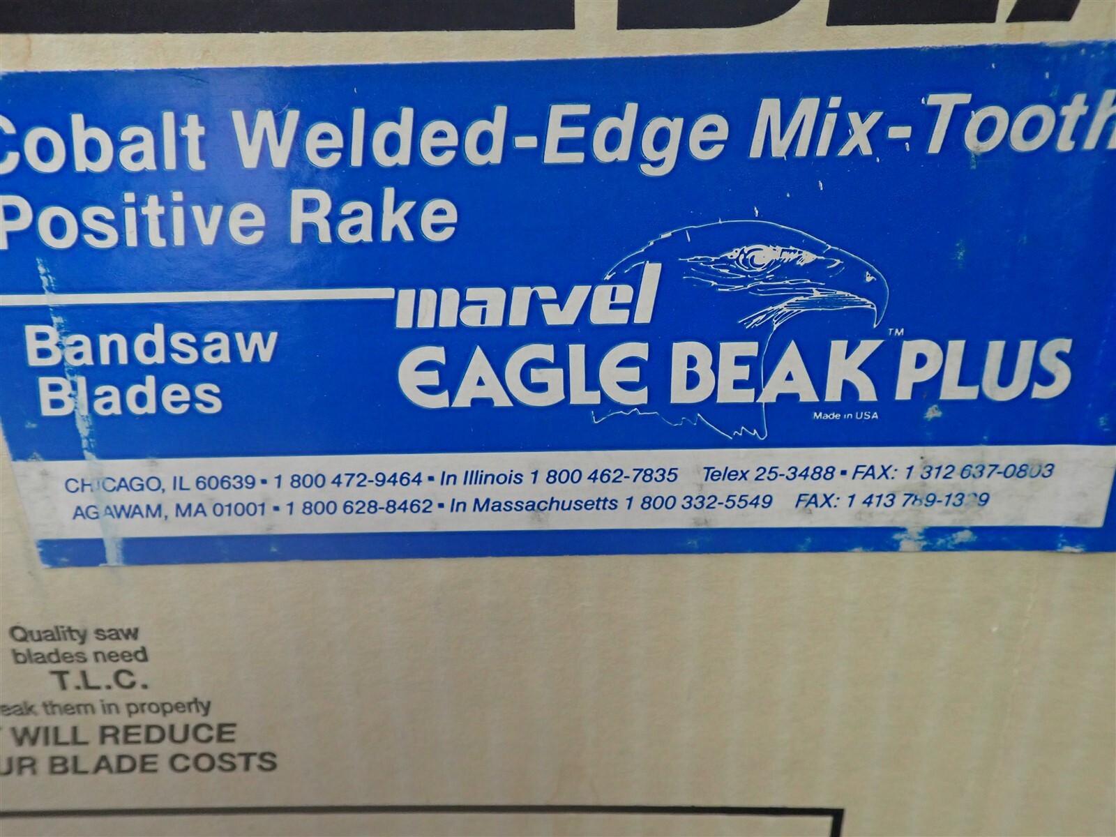 New Marvel 12′ x 1″ 2-3 TPI Bandsaw Blades (AA2)
