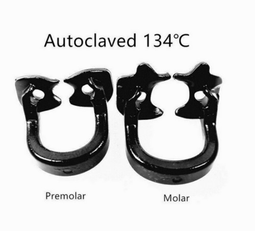 4 Pcs Rubber Dam Clamp Holder Dental Barrier Clips Soft Resin Fit Kerr Style