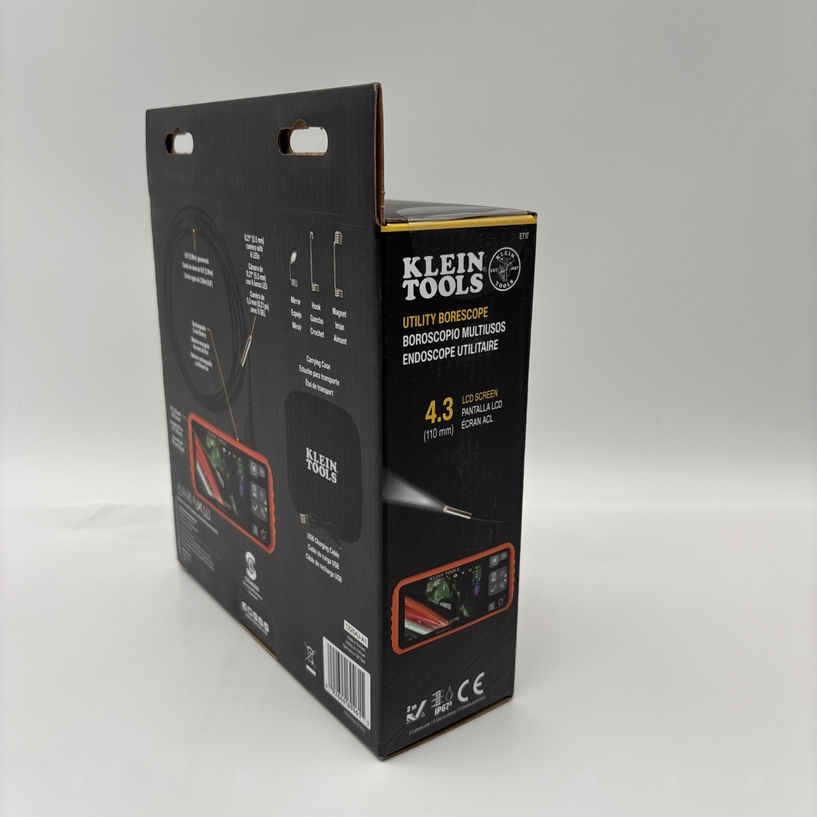 Klein Tools Utility Borescope Inspection Camera – Orange -NEW Free Shipping