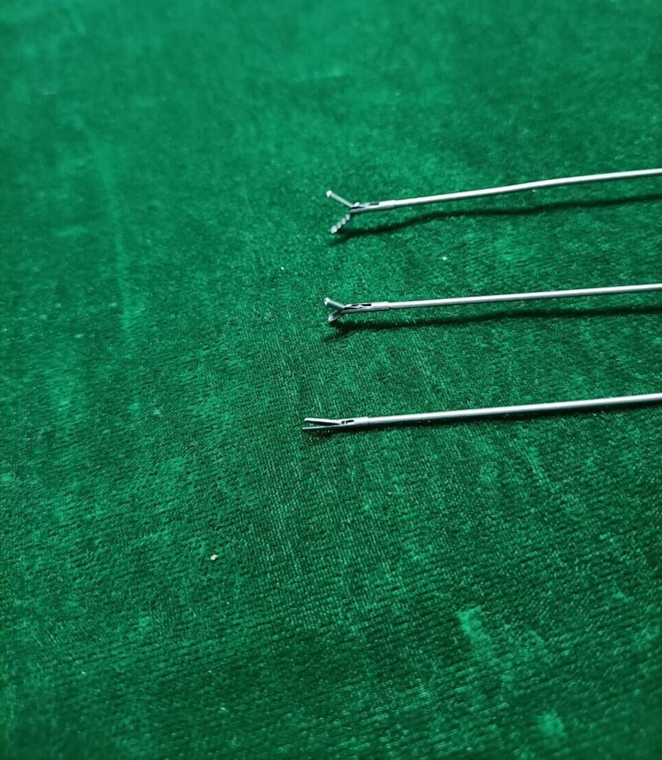 Hysteroscopy Semi Rigid Froceps Set, Bettocchi Sheath 4mm & Cystoscope 30 Degree