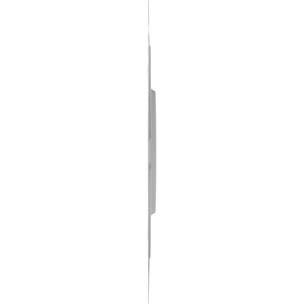 Aubrey White 5/8 In. X 1-3/5 Ft. X 1-3/5 Ft. White PVC Decorative Wall Paneling