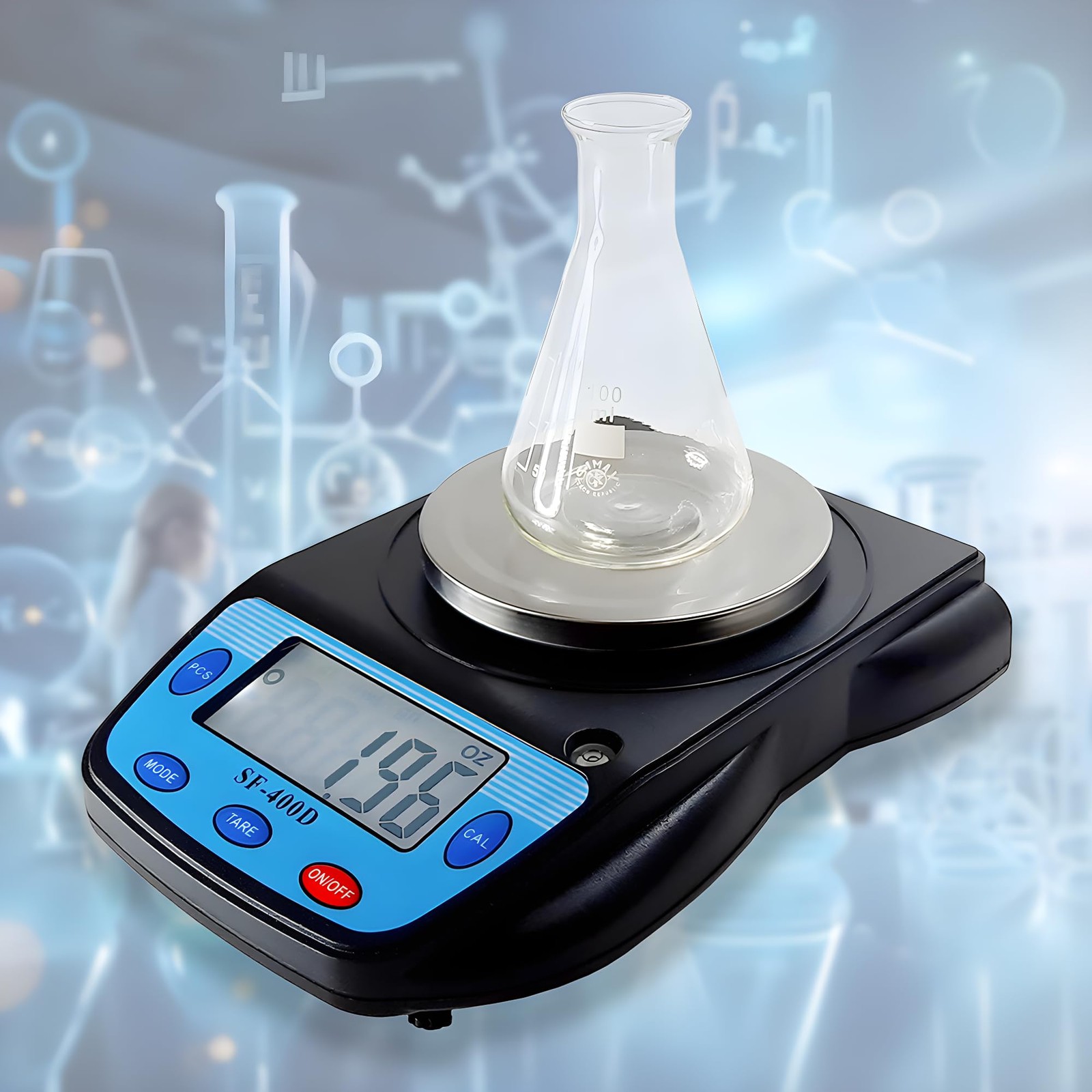 Eosphorus Digital Analytical LCD Weighing Scale 600g x 0.01g for Science Laborat