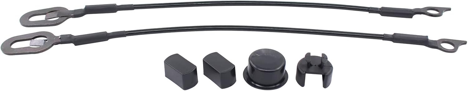 Rear Tailgate Cables and Hinge Pivot Bushing Insert Kit for 1500 1996-2001 2500