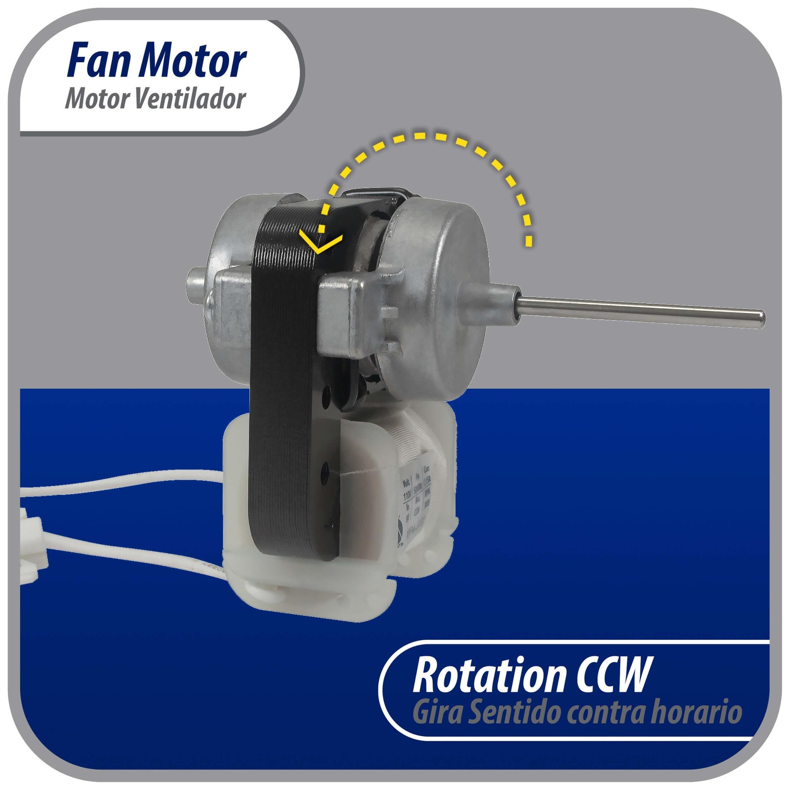 Appli Parts Evaporator Fan Motor replacement for original part numbers DAI6122 a