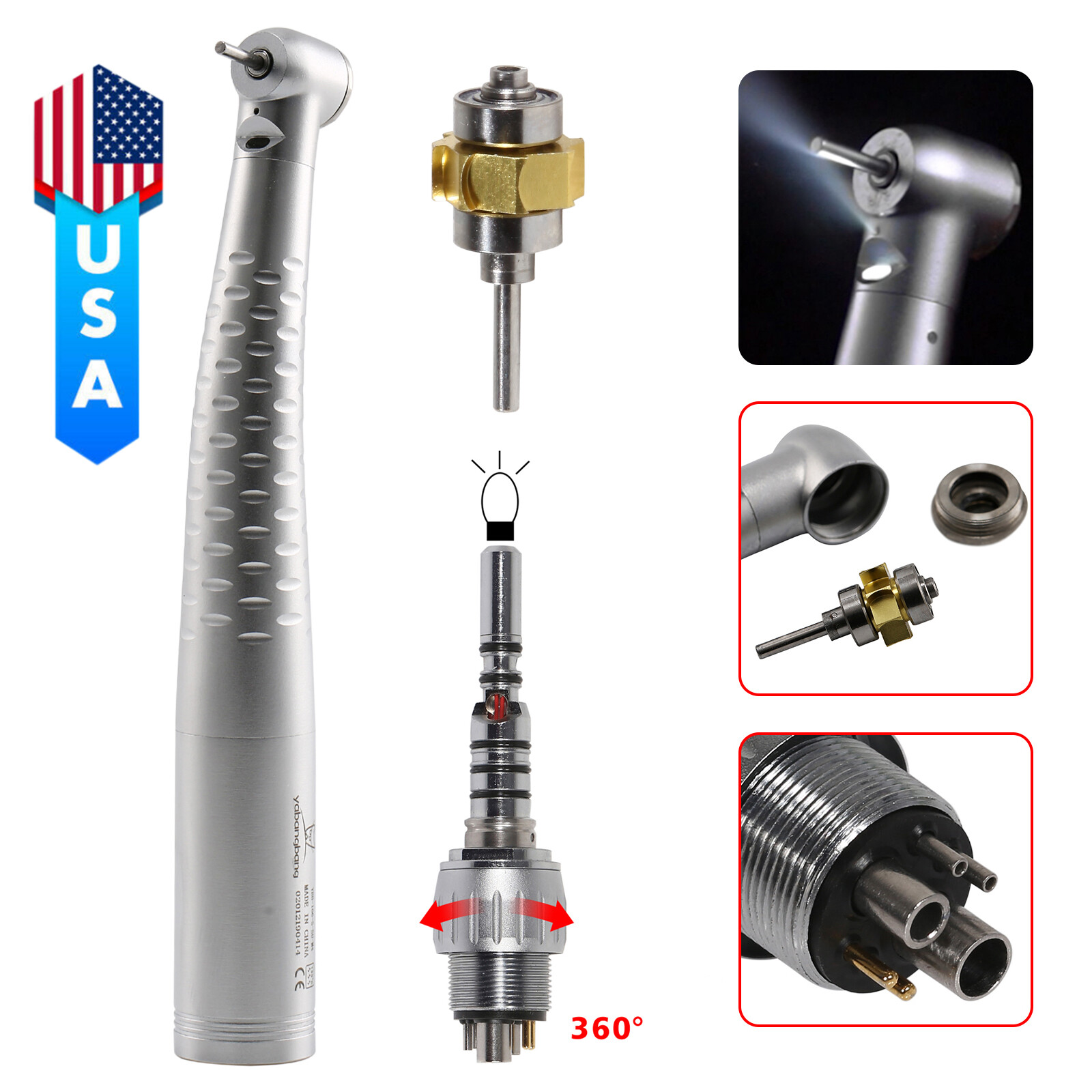 KAVO Style DENTAL MULTIFLEX LED coupling For High Speed Handpiece 4/6Hole