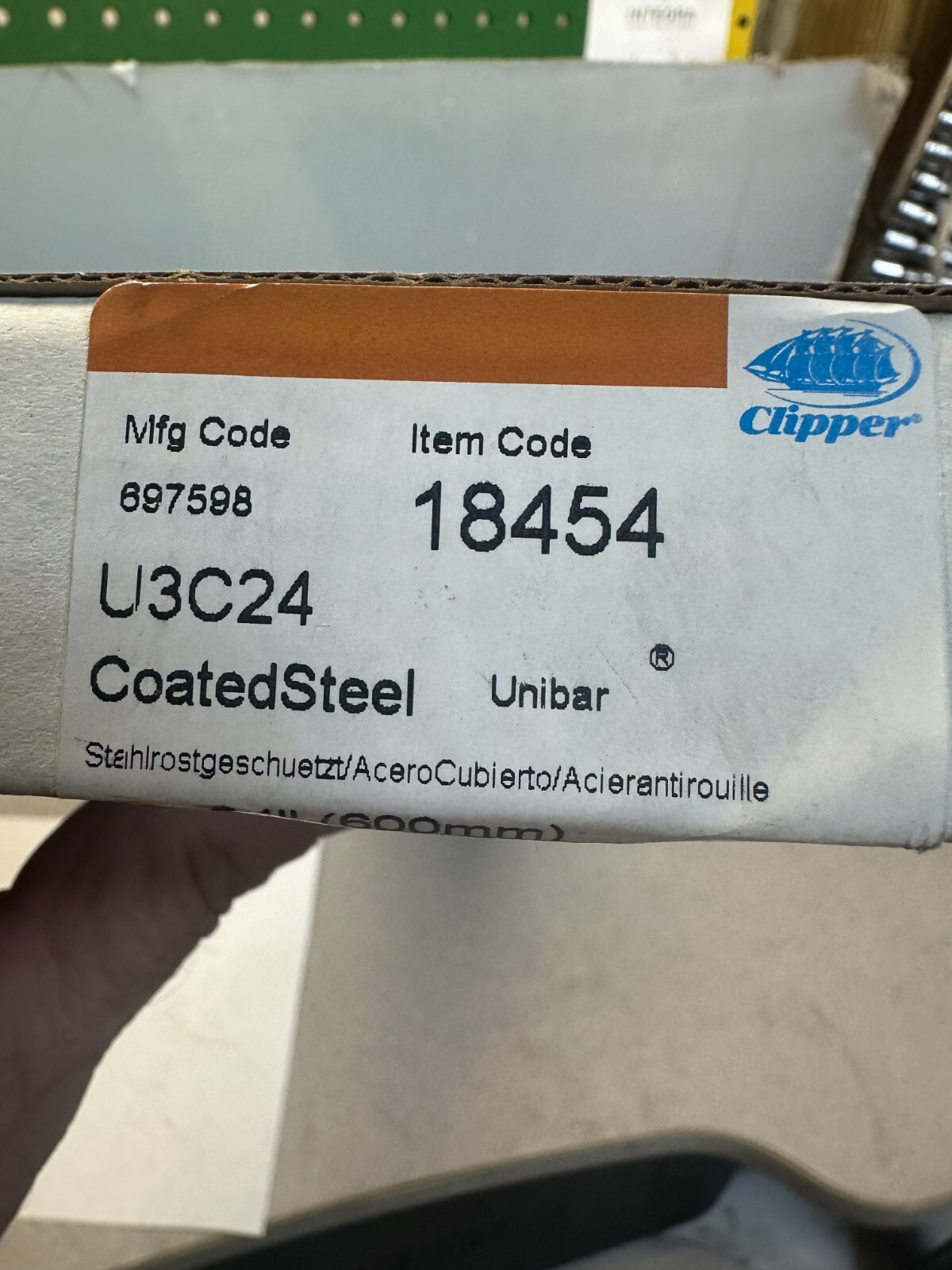 CLIPPER U3C24 BELT FASTENERS 18454 COATED STEEL 24″ (BOX OF 10) NEW FREE SHIP