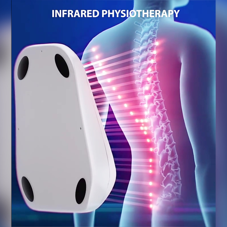 Back Massager with Heat TENS EMS Unit Muscle Stimulator for Low Back Pain Relief