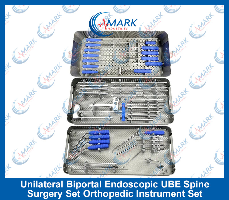 Unilateral Biportal Endoscopic UBE Spine Surgery Set Orthopedic Instrument Set