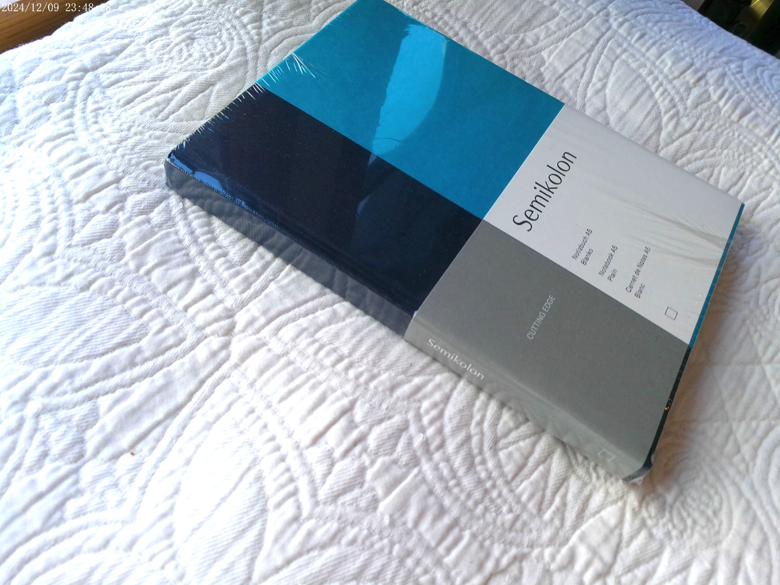 SEMIKOLON CUTTING EDGE PLAIN NOTEBOOK A5 NEW SEALED 176 PAGE FINE SWEDISH PAPER
