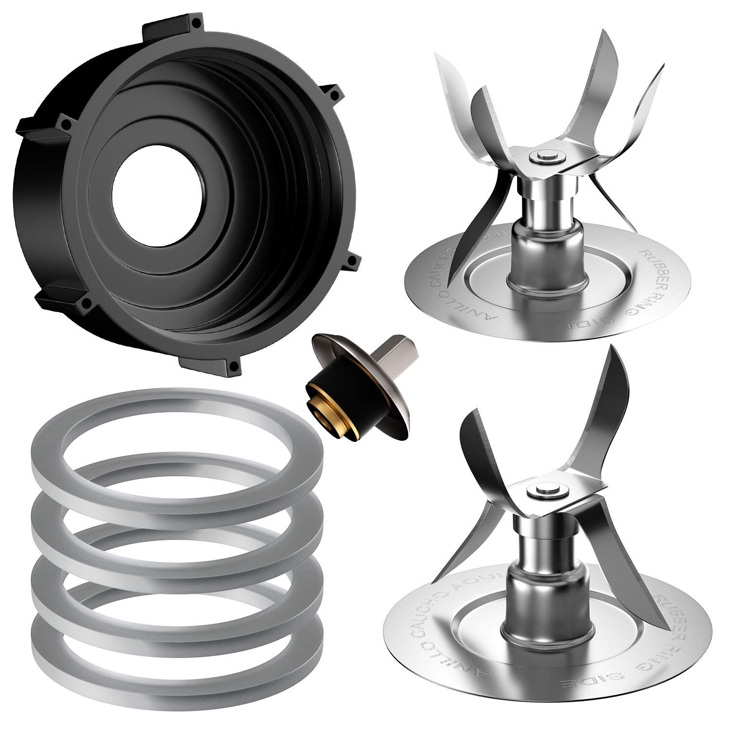 8-Piece Blender Replacement Parts Kit Compatible with Oster & SD588, Black490