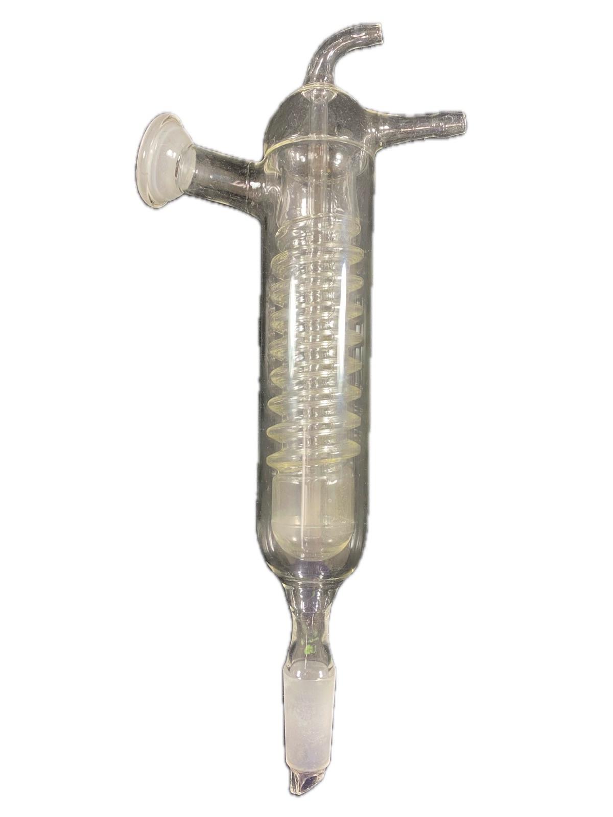 Laboratory Glass Friedrichs Condenser Spiraled 35mm Spherical Joint 360mm Length