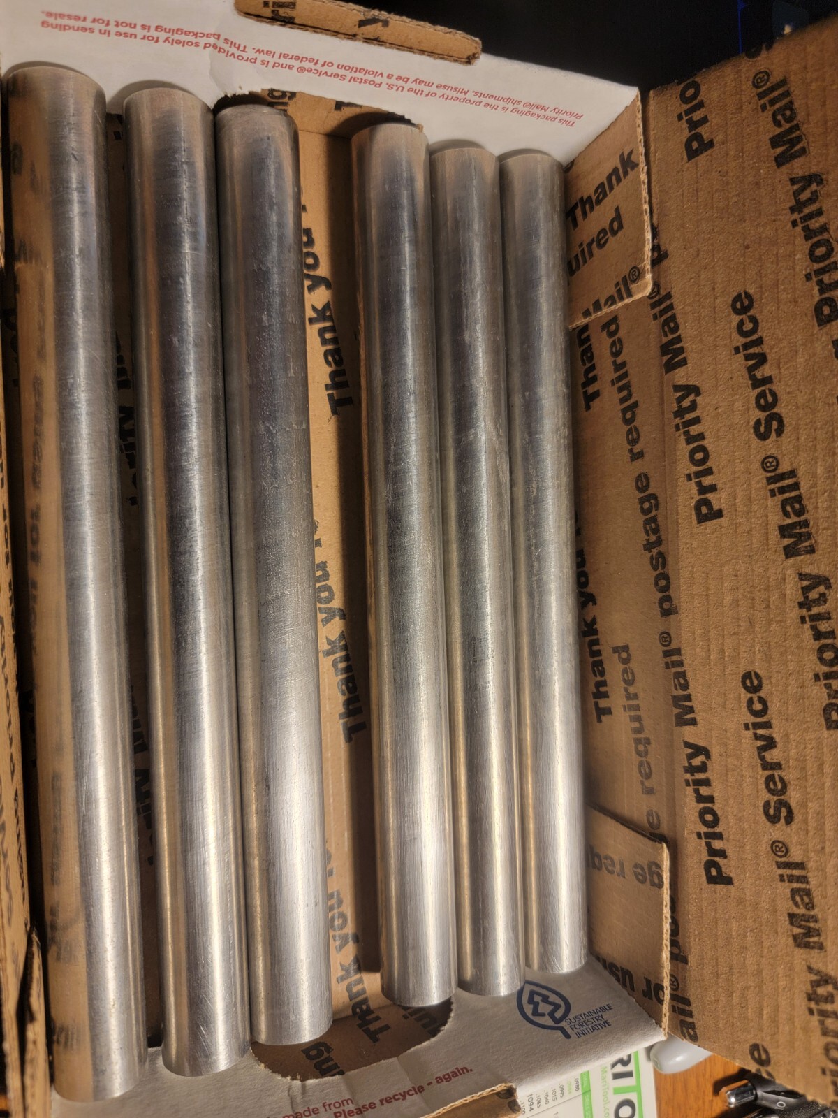 3/4” X 8” Long 6 PCS 316 /316L Stainless Steel Round Bar Rod USA Made 304