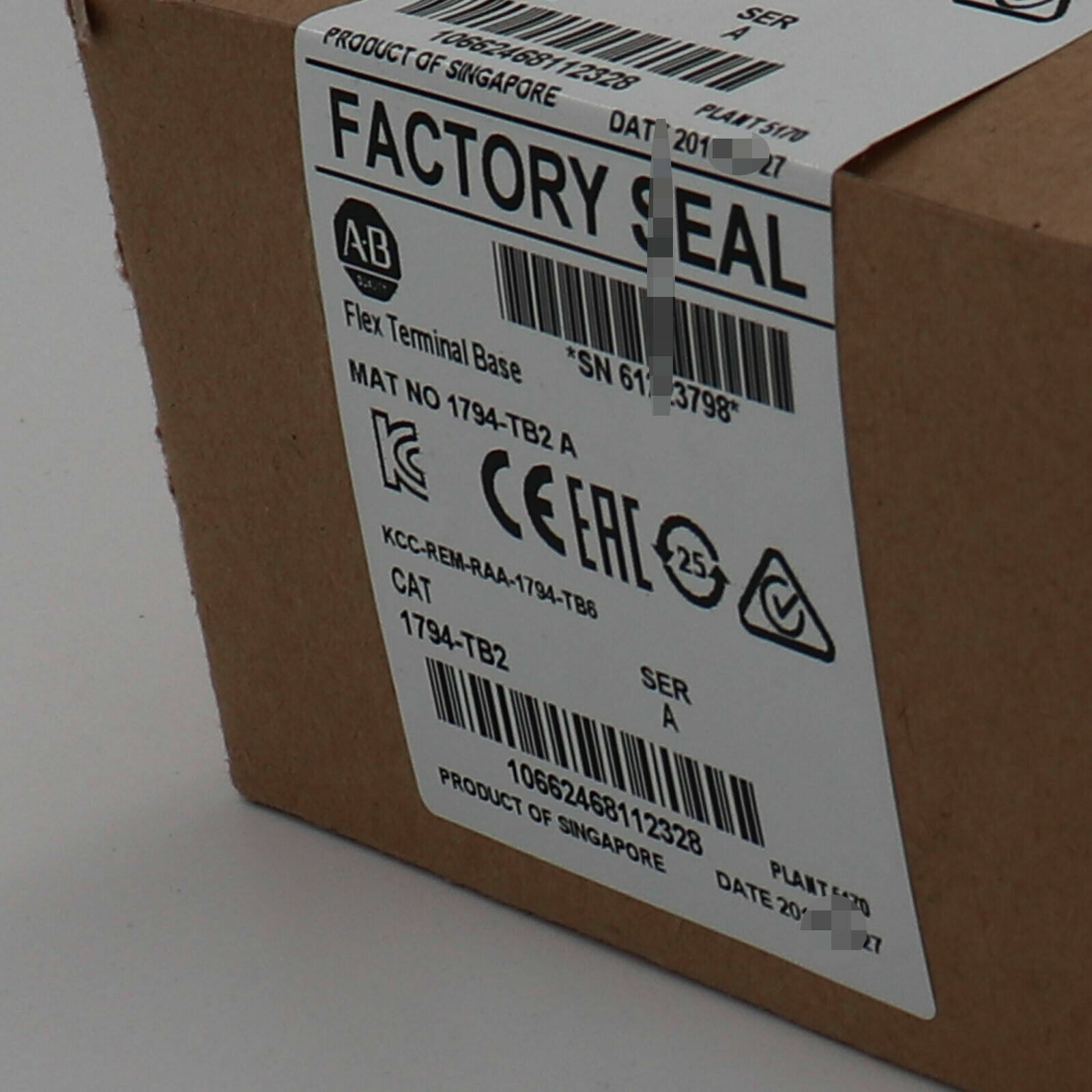 1 PCS New Factory Sealed 1794-TB2 SER A Flex Terminal Base 1794TB2 In US Stock