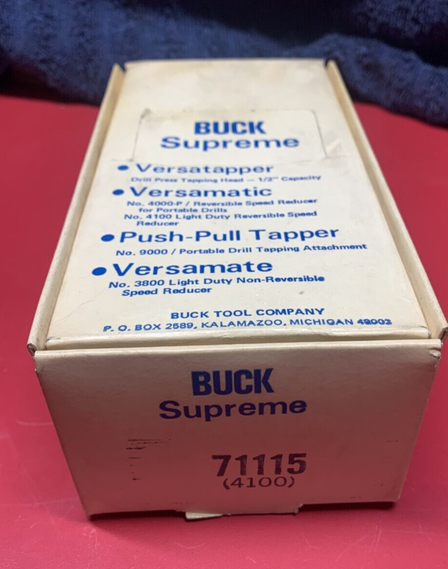 Machinist Tool: Buck Supreme Versamatic Reversable Speed reducer 4100 (NOS)