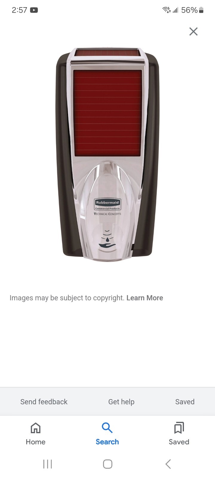 Rubbermaid Commercial AutoFoam Soap Dispenser Touchless LumeCel Technology