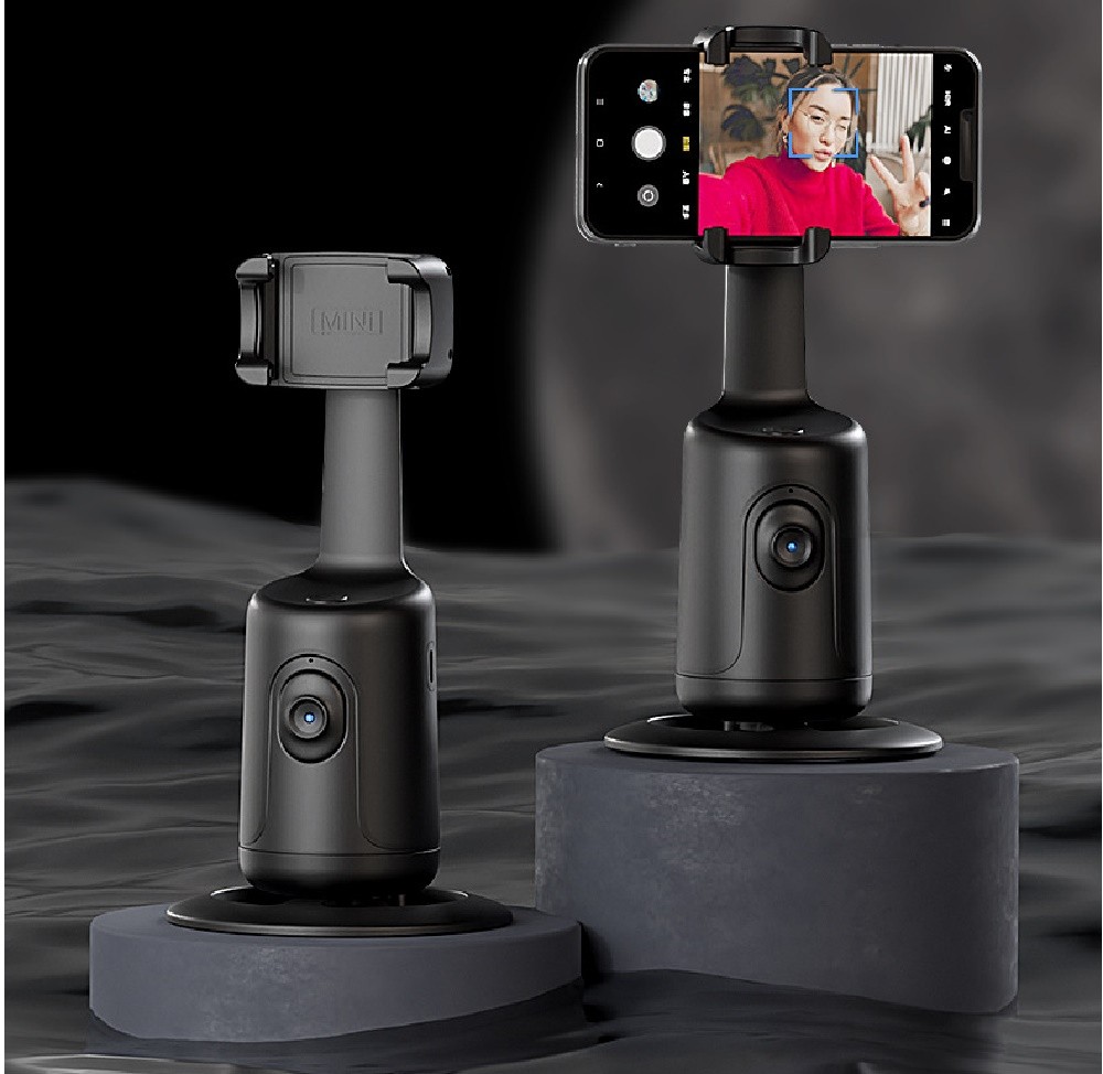360 Auto Face Tracking Gimbal AI Smart Gimbal Face Tracking Auto Phone Holder Fo
